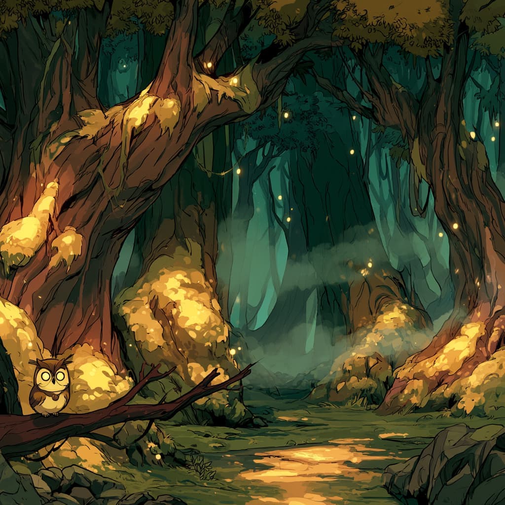 La forêt mystérieuse